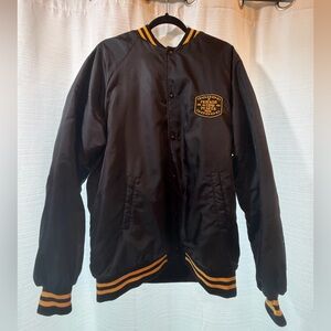 DIXXON Black Jacket with Gold Details